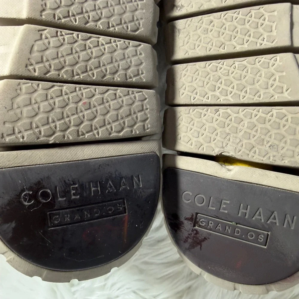 Cole Haan Zerogrand Hiker‎ Boots Brown Suede Yellow C31523 Mens 11.5